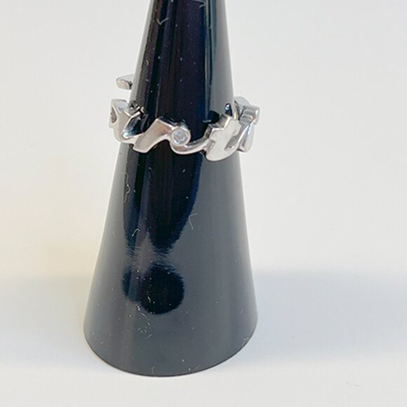 RARE Cartier Signature 18K WG Ring - Picture 2 of 10